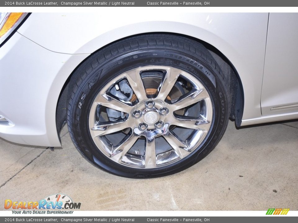 2014 Buick LaCrosse Leather Champagne Silver Metallic / Light Neutral Photo #5