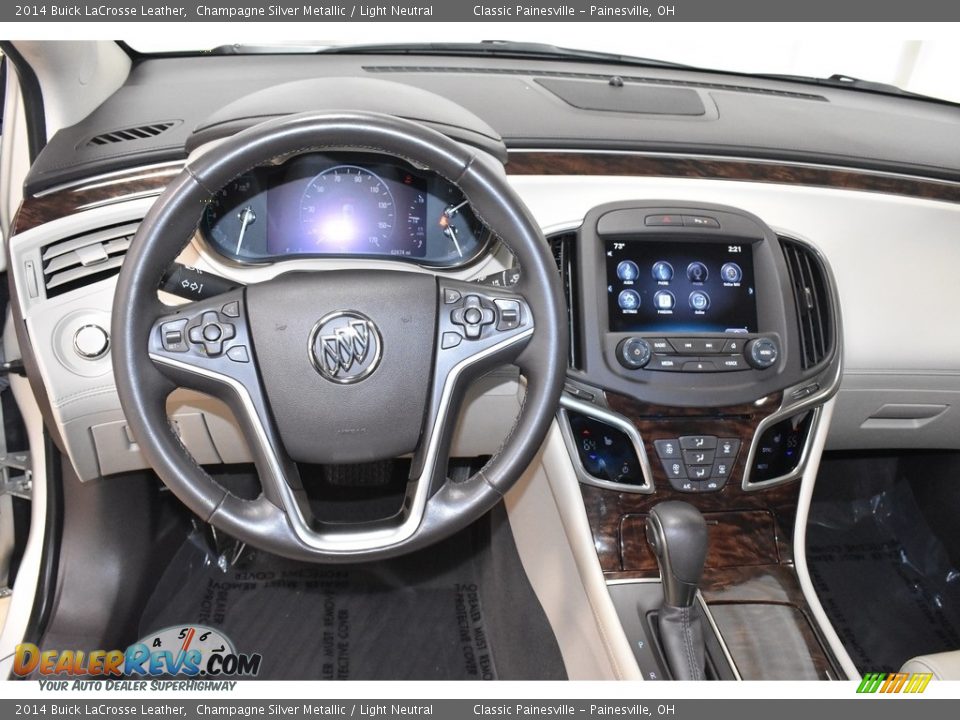 2014 Buick LaCrosse Leather Champagne Silver Metallic / Light Neutral Photo #12
