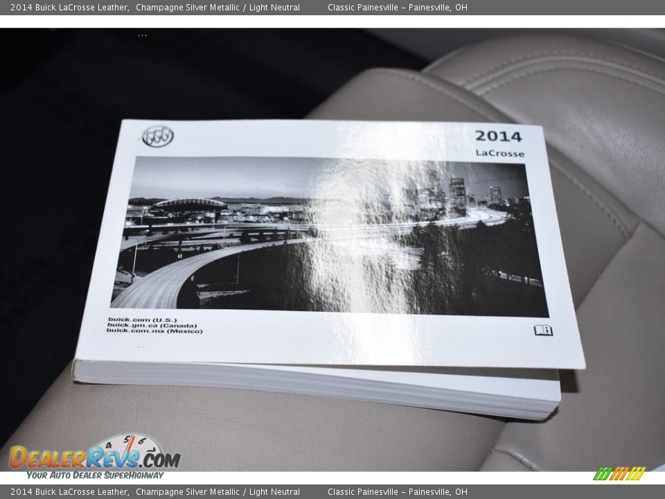 2014 Buick LaCrosse Leather Champagne Silver Metallic / Light Neutral Photo #16