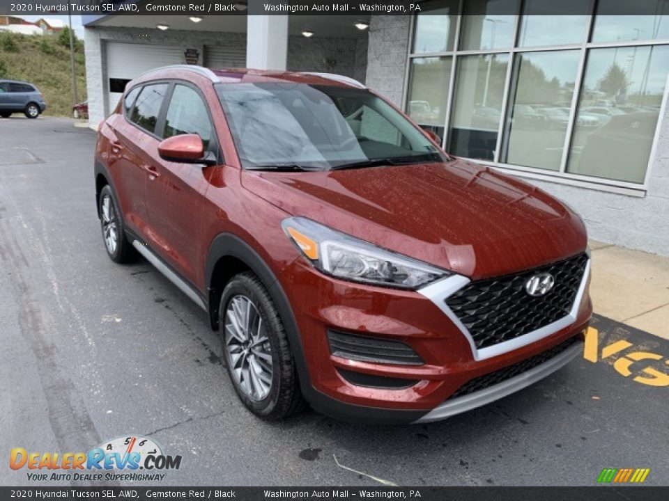 2020 Hyundai Tucson SEL AWD Gemstone Red / Black Photo #2