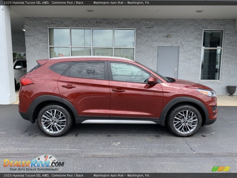 2020 Hyundai Tucson SEL AWD Gemstone Red / Black Photo #3