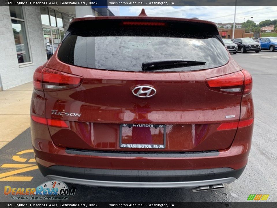 2020 Hyundai Tucson SEL AWD Gemstone Red / Black Photo #5