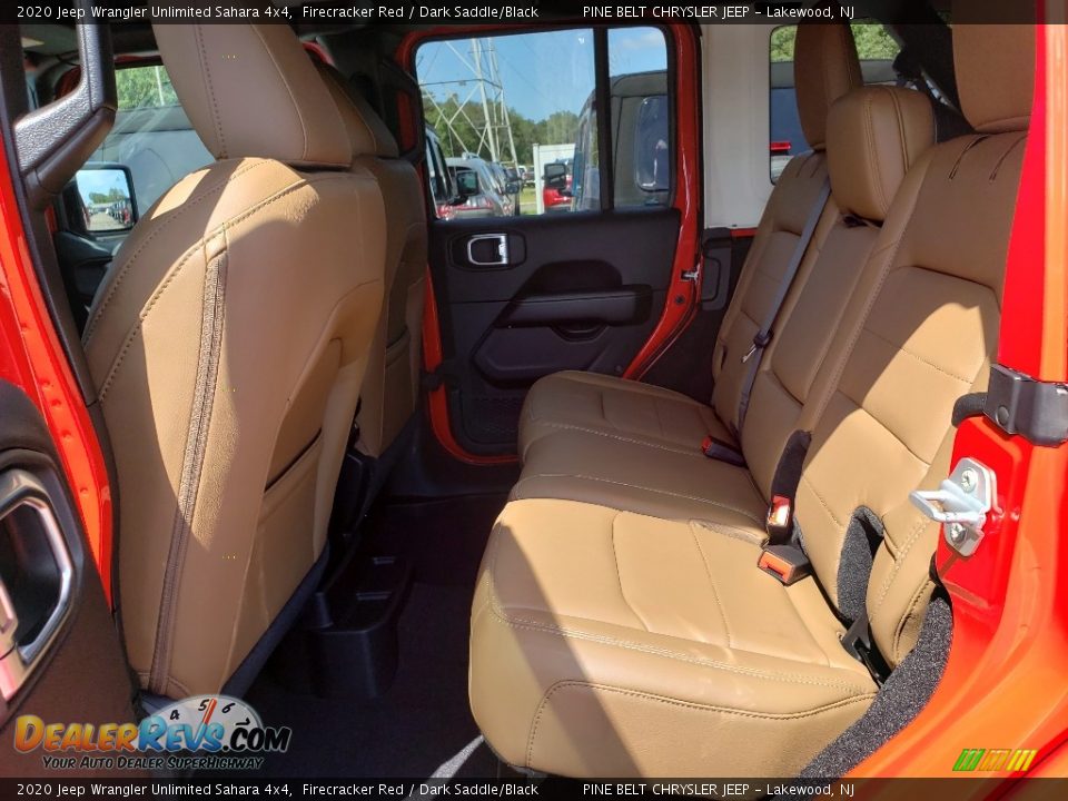 Rear Seat of 2020 Jeep Wrangler Unlimited Sahara 4x4 Photo #6