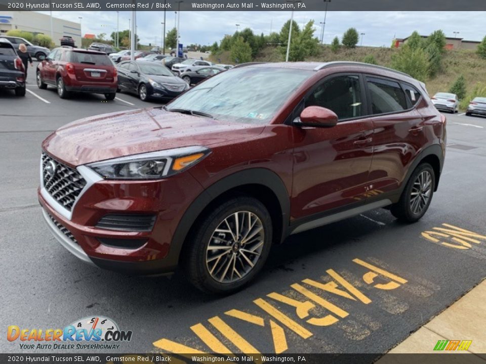 2020 Hyundai Tucson SEL AWD Gemstone Red / Black Photo #7
