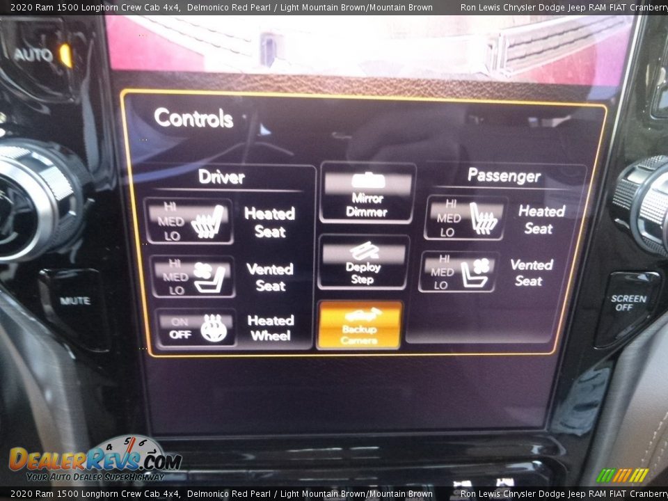 2020 Ram 1500 Longhorn Crew Cab 4x4 Delmonico Red Pearl / Light Mountain Brown/Mountain Brown Photo #18