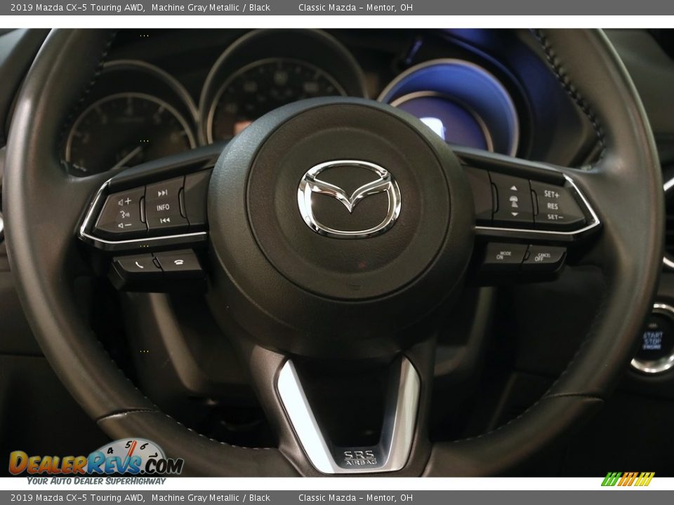 2019 Mazda CX-5 Touring AWD Machine Gray Metallic / Black Photo #7