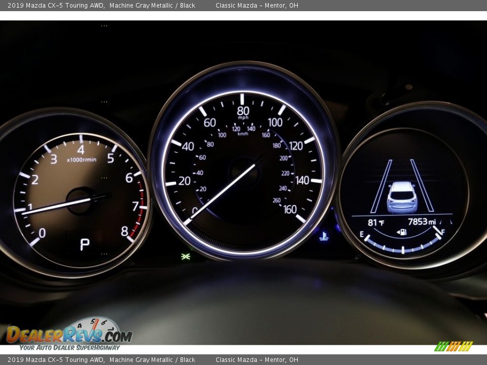 2019 Mazda CX-5 Touring AWD Machine Gray Metallic / Black Photo #8