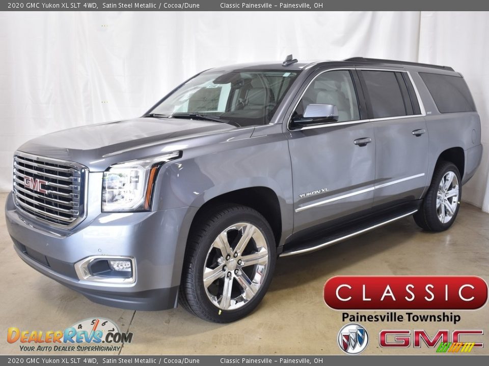 2020 GMC Yukon XL SLT 4WD Satin Steel Metallic / Cocoa/Dune Photo #1