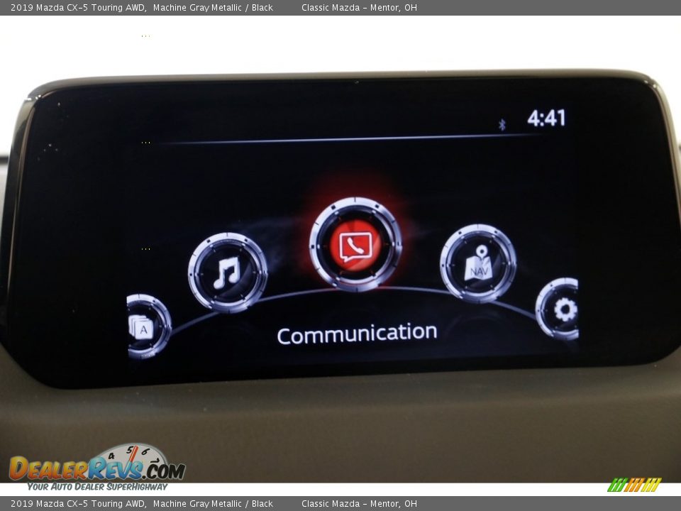 2019 Mazda CX-5 Touring AWD Machine Gray Metallic / Black Photo #10