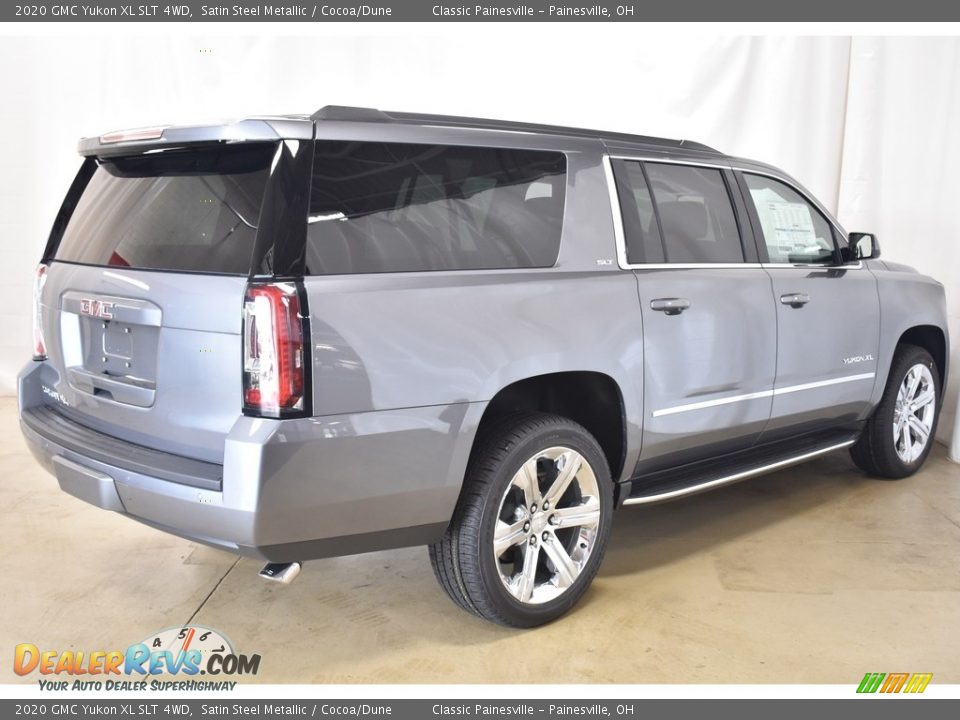 2020 GMC Yukon XL SLT 4WD Satin Steel Metallic / Cocoa/Dune Photo #2