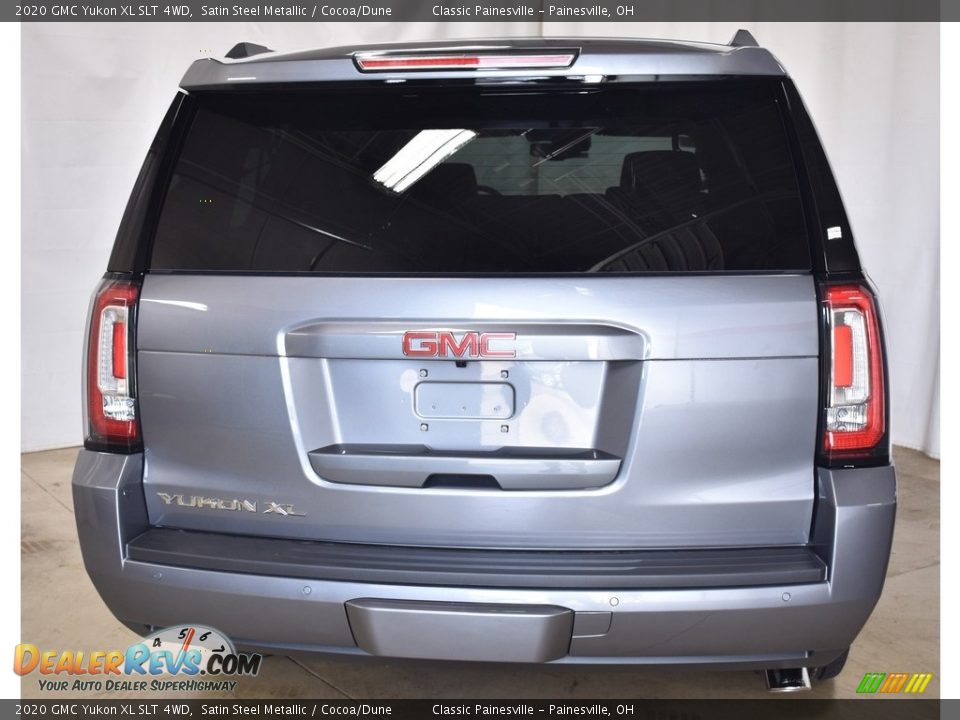 2020 GMC Yukon XL SLT 4WD Satin Steel Metallic / Cocoa/Dune Photo #3