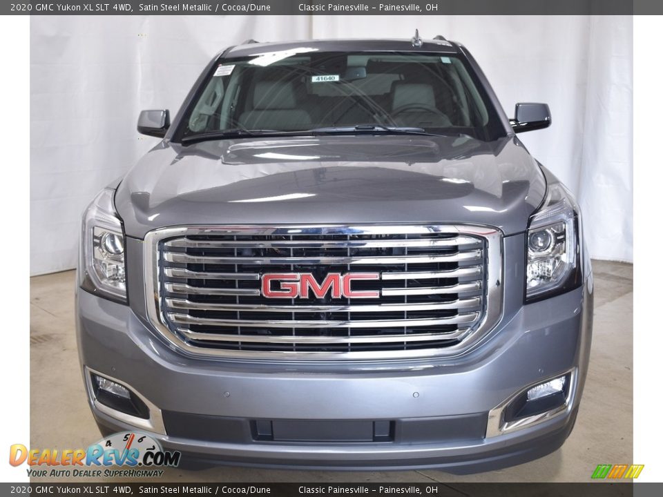 Satin Steel Metallic 2020 GMC Yukon XL SLT 4WD Photo #4