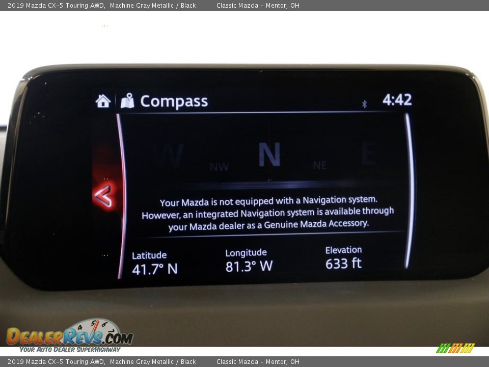 2019 Mazda CX-5 Touring AWD Machine Gray Metallic / Black Photo #13