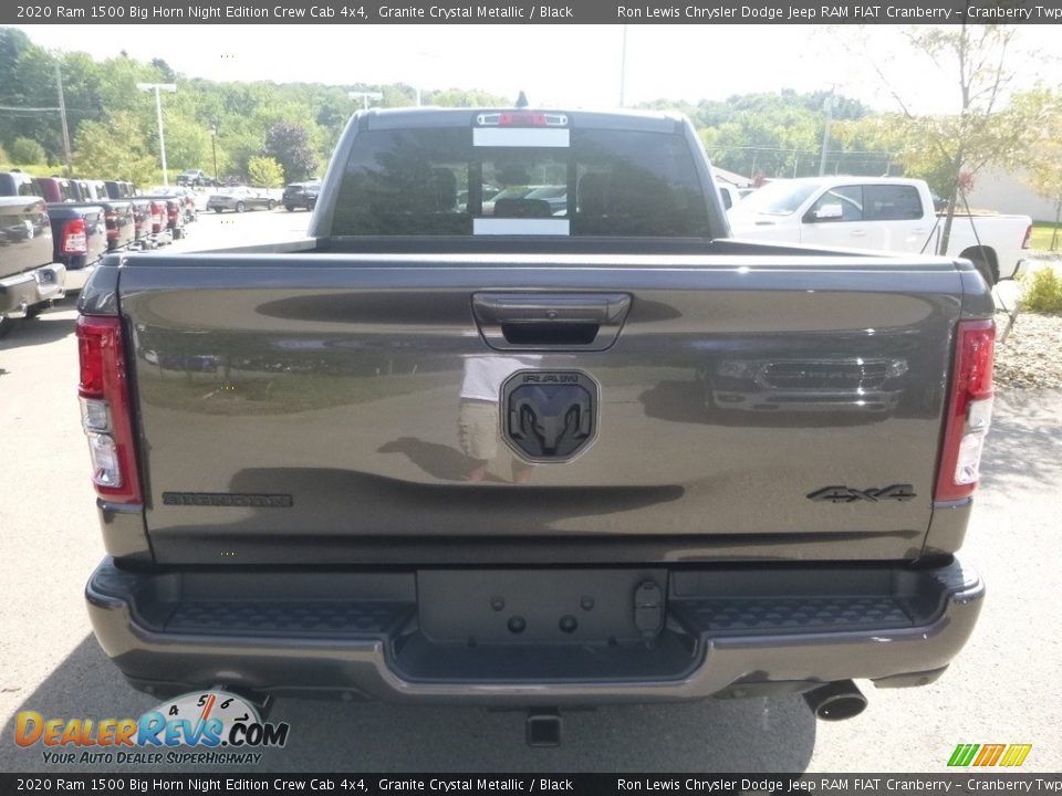2020 Ram 1500 Big Horn Night Edition Crew Cab 4x4 Granite Crystal Metallic / Black Photo #3