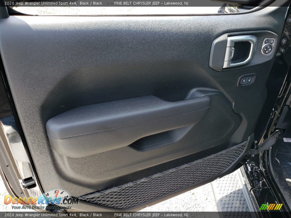 2020 Jeep Wrangler Unlimited Sport 4x4 Black / Black Photo #7