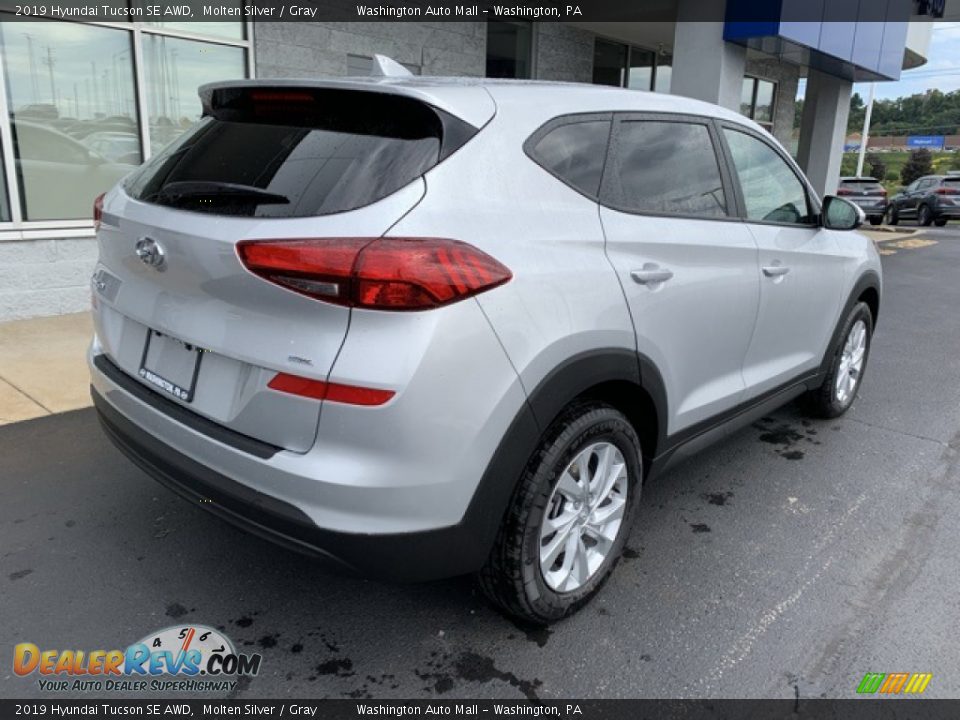 2019 Hyundai Tucson SE AWD Molten Silver / Gray Photo #4
