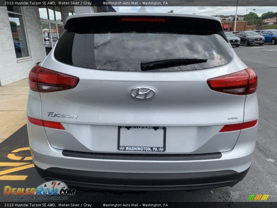 2019 Hyundai Tucson SE AWD Molten Silver / Gray Photo #5