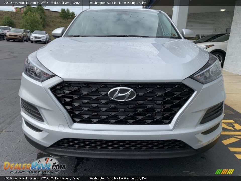 2019 Hyundai Tucson SE AWD Molten Silver / Gray Photo #8