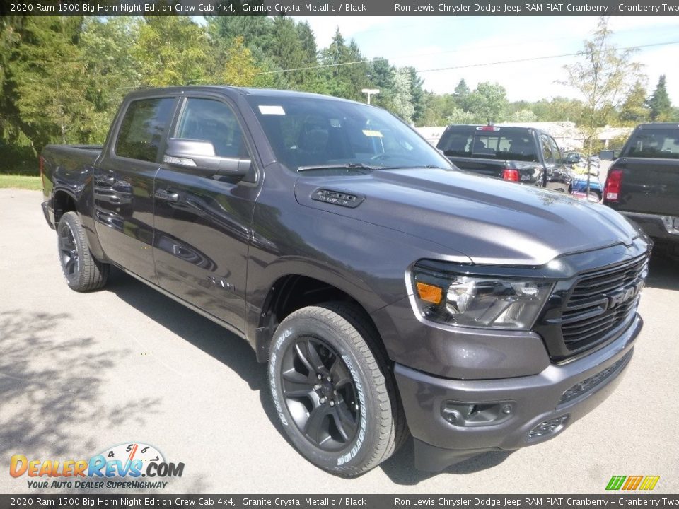 Front 3/4 View of 2020 Ram 1500 Big Horn Night Edition Crew Cab 4x4 Photo #6