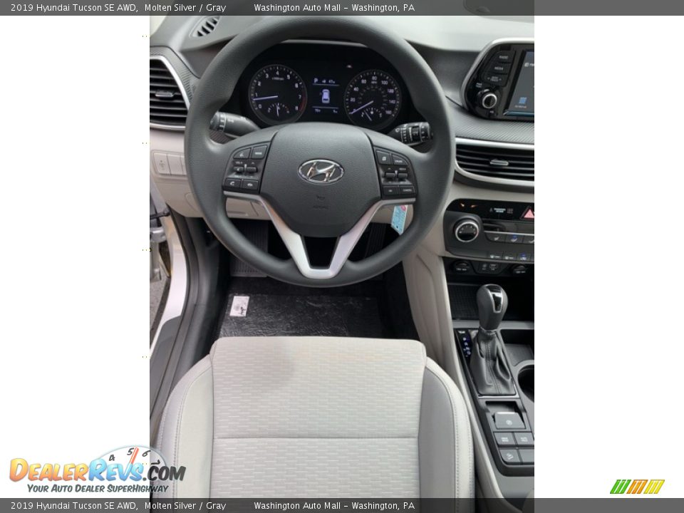 2019 Hyundai Tucson SE AWD Molten Silver / Gray Photo #14