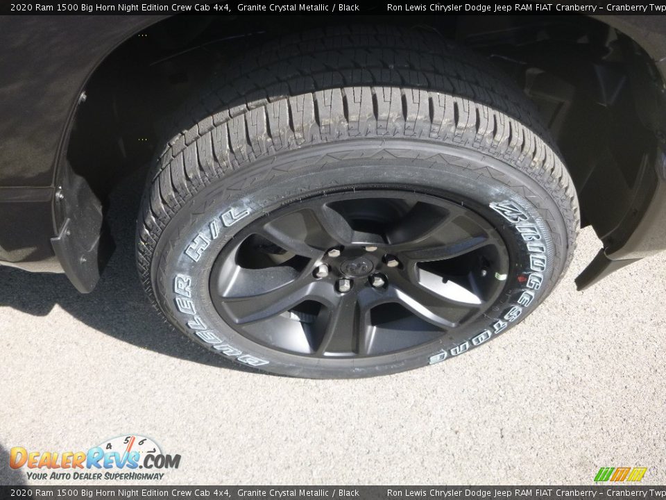 2020 Ram 1500 Big Horn Night Edition Crew Cab 4x4 Granite Crystal Metallic / Black Photo #8