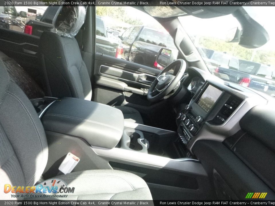 2020 Ram 1500 Big Horn Night Edition Crew Cab 4x4 Granite Crystal Metallic / Black Photo #9