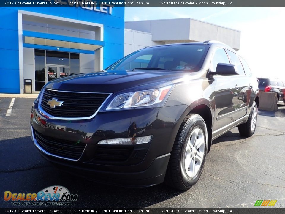 2017 Chevrolet Traverse LS AWD Tungsten Metallic / Dark Titanium/Light Titanium Photo #2