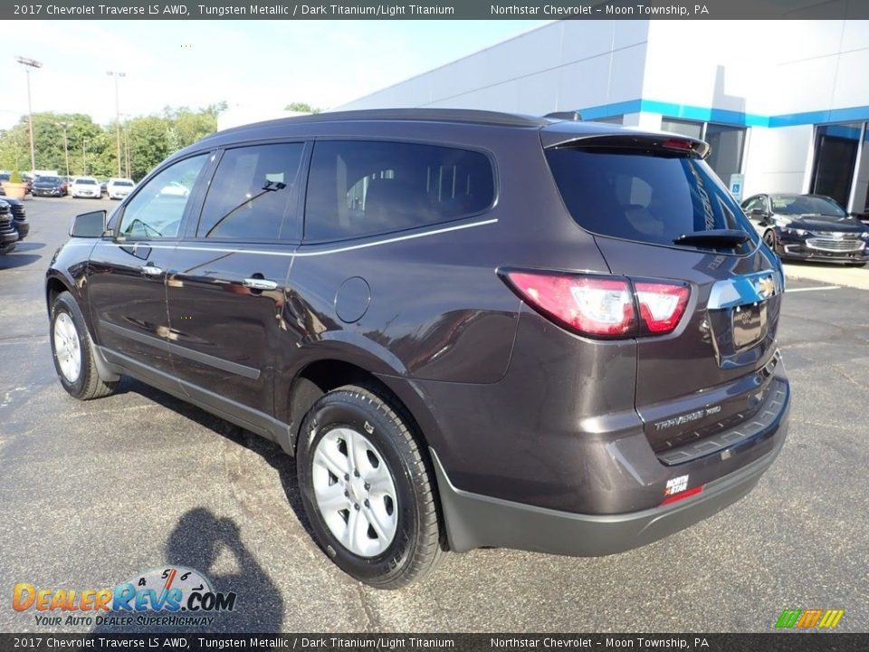 2017 Chevrolet Traverse LS AWD Tungsten Metallic / Dark Titanium/Light Titanium Photo #4