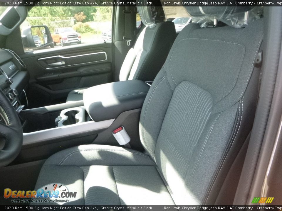 2020 Ram 1500 Big Horn Night Edition Crew Cab 4x4 Granite Crystal Metallic / Black Photo #12
