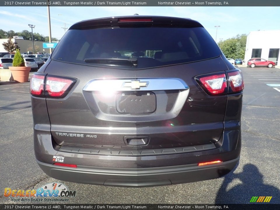 2017 Chevrolet Traverse LS AWD Tungsten Metallic / Dark Titanium/Light Titanium Photo #6