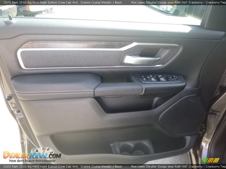 2020 Ram 1500 Big Horn Night Edition Crew Cab 4x4 Granite Crystal Metallic / Black Photo #13