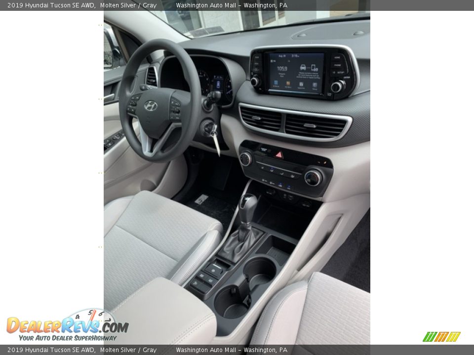 2019 Hyundai Tucson SE AWD Molten Silver / Gray Photo #29