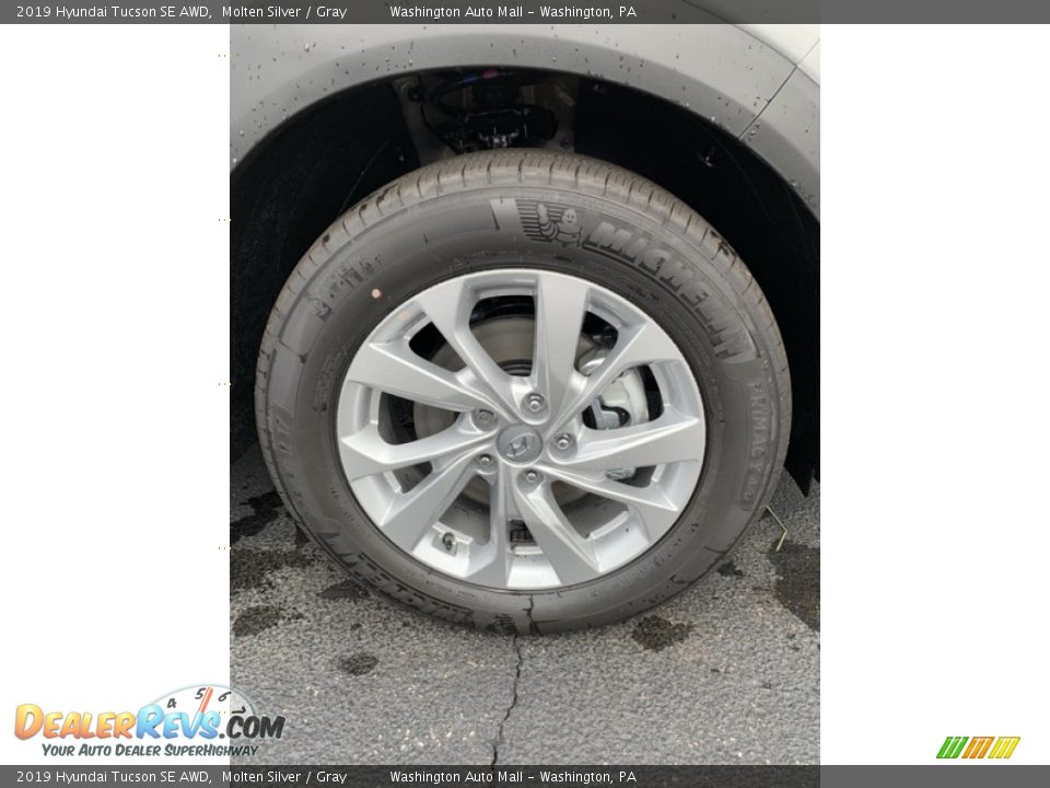 2019 Hyundai Tucson SE AWD Molten Silver / Gray Photo #30