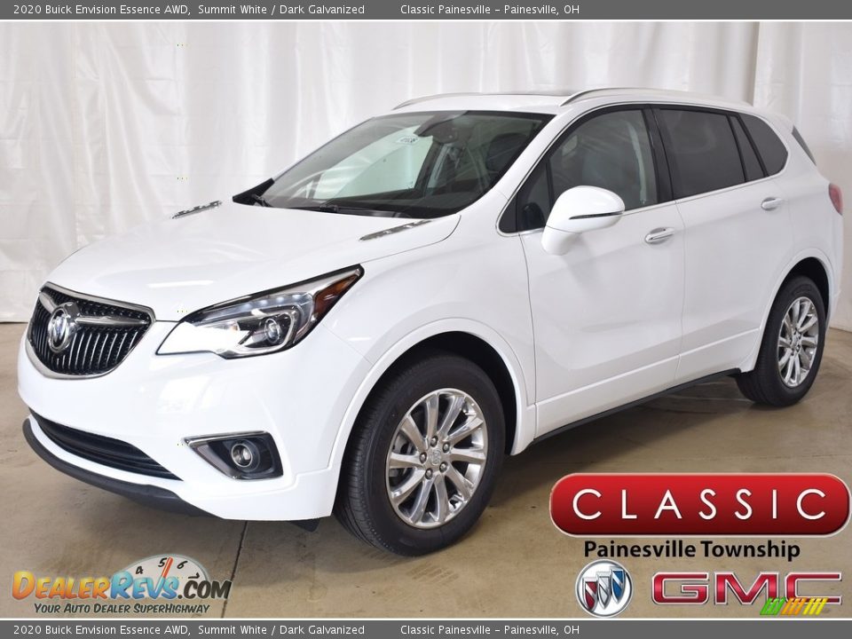 2020 Buick Envision Essence AWD Summit White / Dark Galvanized Photo #1