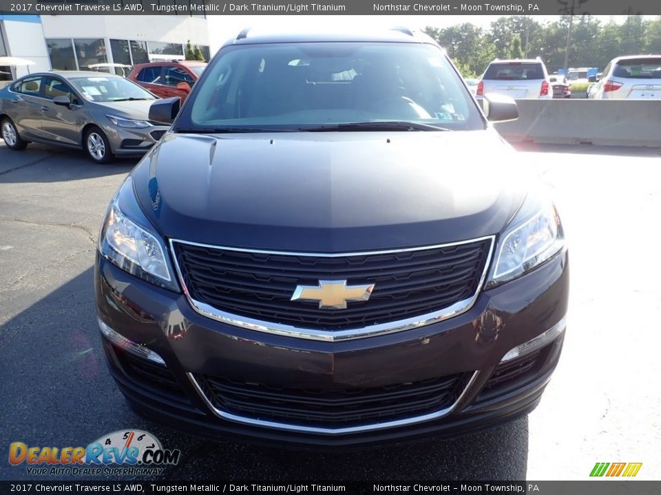 2017 Chevrolet Traverse LS AWD Tungsten Metallic / Dark Titanium/Light Titanium Photo #12