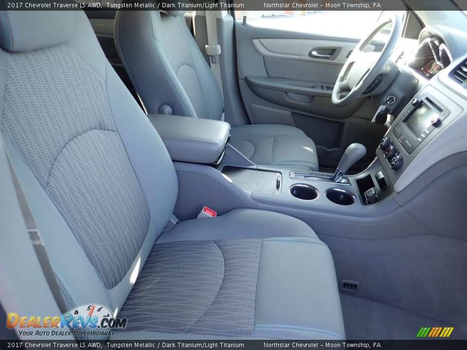 2017 Chevrolet Traverse LS AWD Tungsten Metallic / Dark Titanium/Light Titanium Photo #14