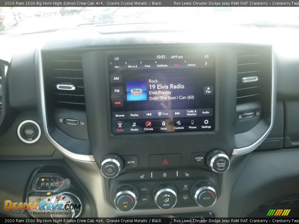 2020 Ram 1500 Big Horn Night Edition Crew Cab 4x4 Granite Crystal Metallic / Black Photo #15