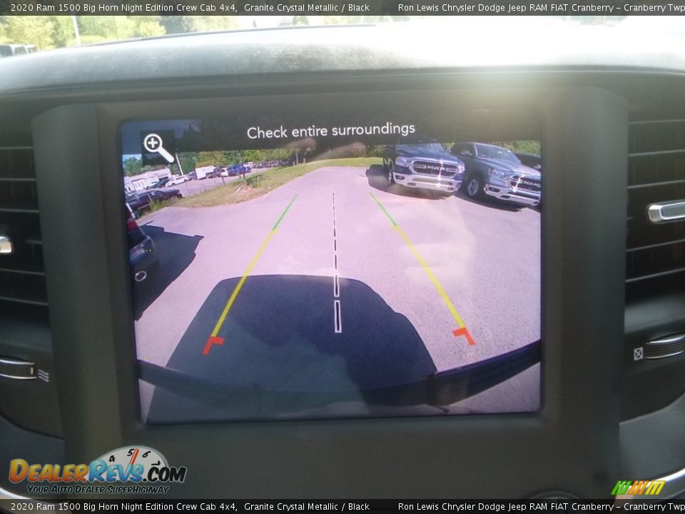 2020 Ram 1500 Big Horn Night Edition Crew Cab 4x4 Granite Crystal Metallic / Black Photo #16