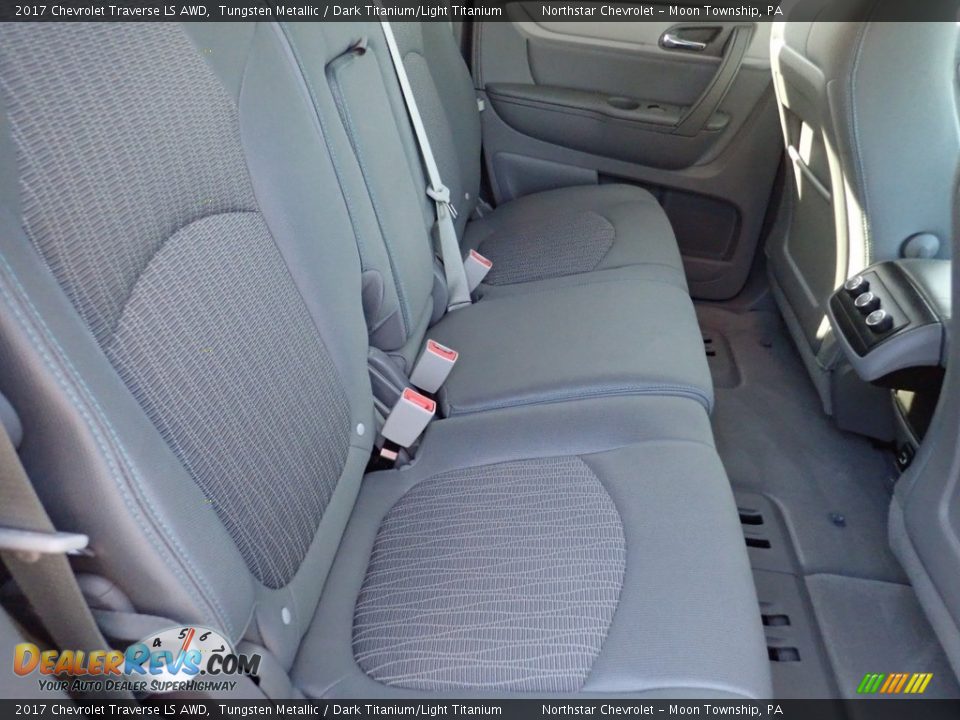 2017 Chevrolet Traverse LS AWD Tungsten Metallic / Dark Titanium/Light Titanium Photo #17