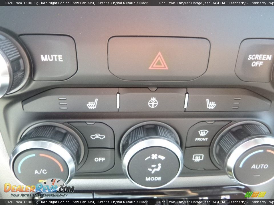 2020 Ram 1500 Big Horn Night Edition Crew Cab 4x4 Granite Crystal Metallic / Black Photo #17