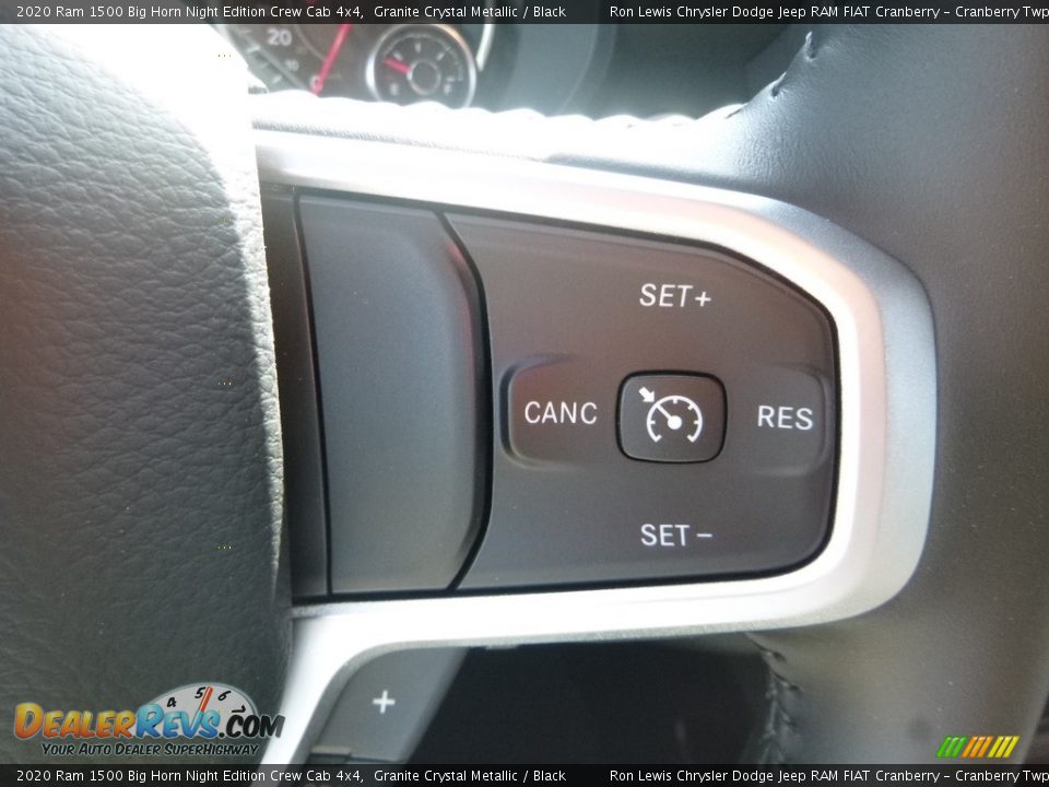 2020 Ram 1500 Big Horn Night Edition Crew Cab 4x4 Granite Crystal Metallic / Black Photo #18
