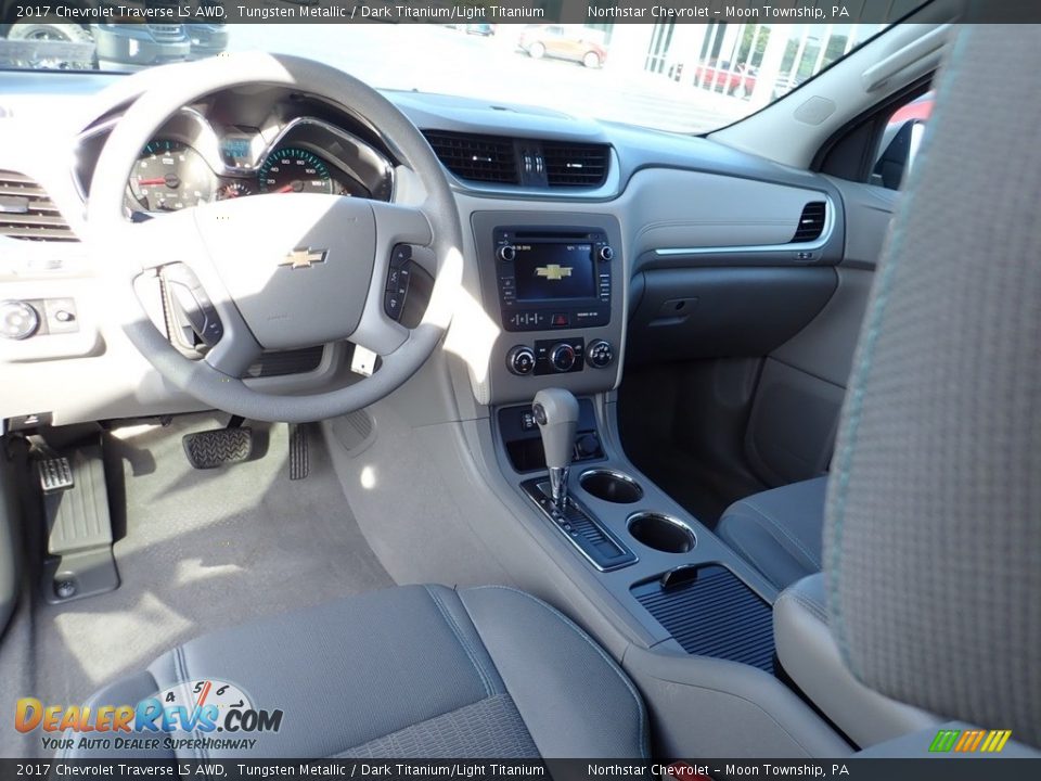 2017 Chevrolet Traverse LS AWD Tungsten Metallic / Dark Titanium/Light Titanium Photo #22