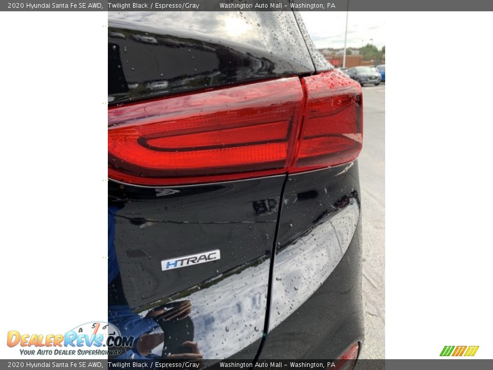 2020 Hyundai Santa Fe SE AWD Twilight Black / Espresso/Gray Photo #23