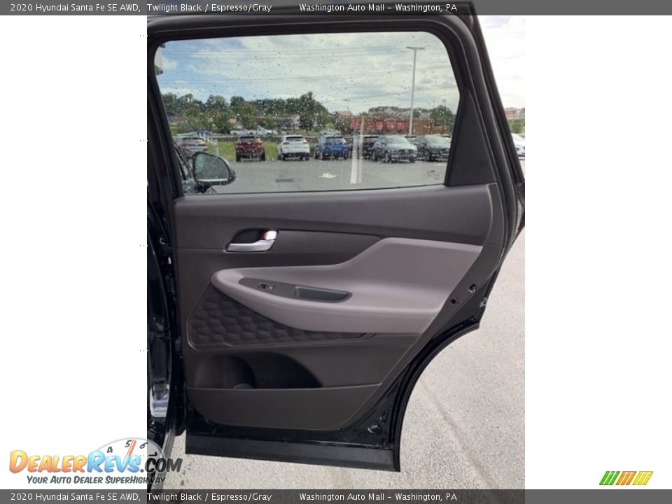 2020 Hyundai Santa Fe SE AWD Twilight Black / Espresso/Gray Photo #24