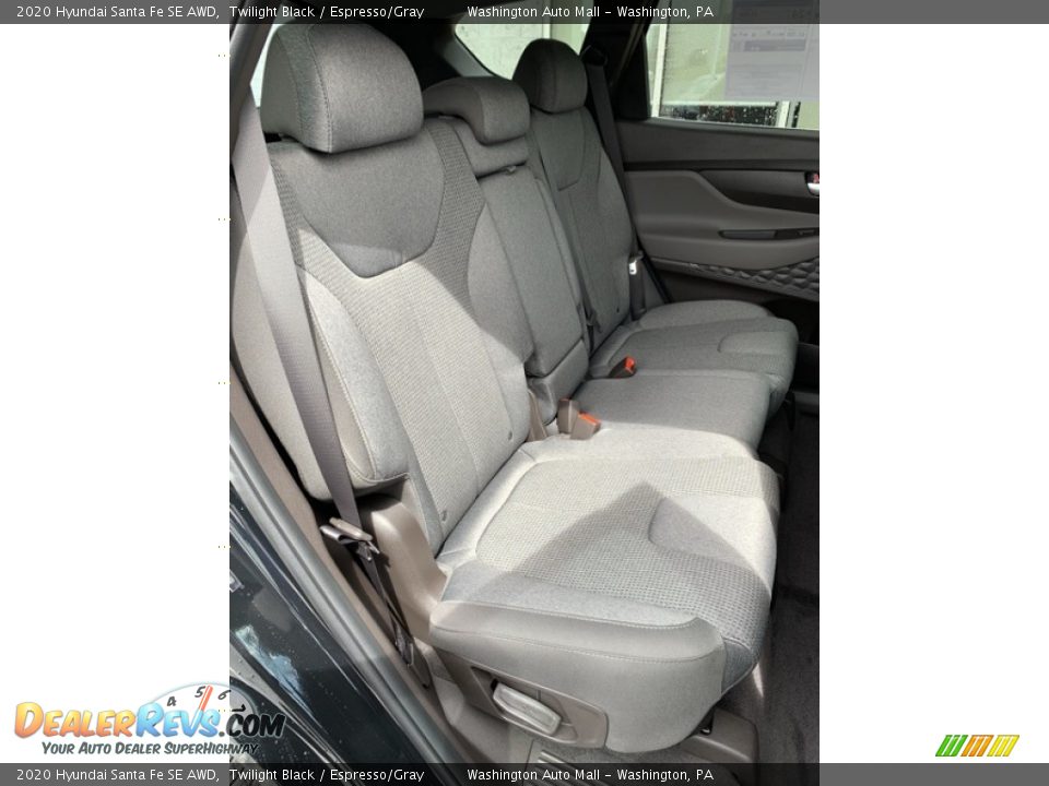 2020 Hyundai Santa Fe SE AWD Twilight Black / Espresso/Gray Photo #25