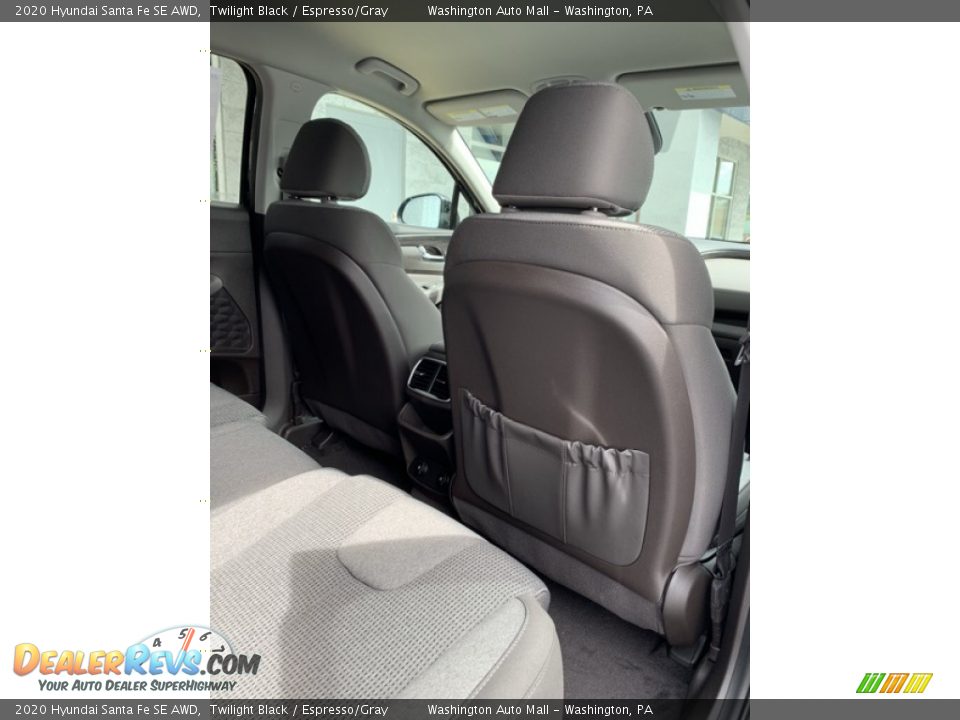 2020 Hyundai Santa Fe SE AWD Twilight Black / Espresso/Gray Photo #26