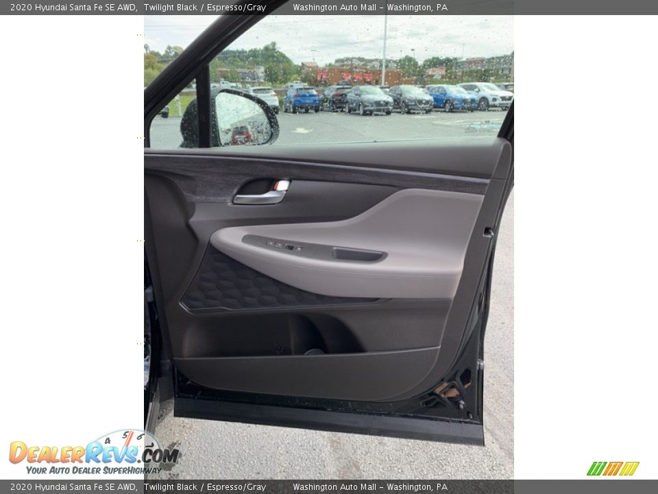 2020 Hyundai Santa Fe SE AWD Twilight Black / Espresso/Gray Photo #27