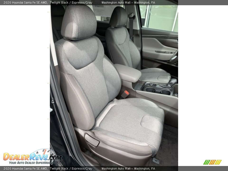 2020 Hyundai Santa Fe SE AWD Twilight Black / Espresso/Gray Photo #28