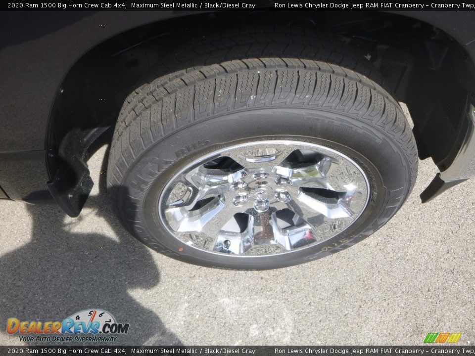 2020 Ram 1500 Big Horn Crew Cab 4x4 Maximum Steel Metallic / Black/Diesel Gray Photo #8