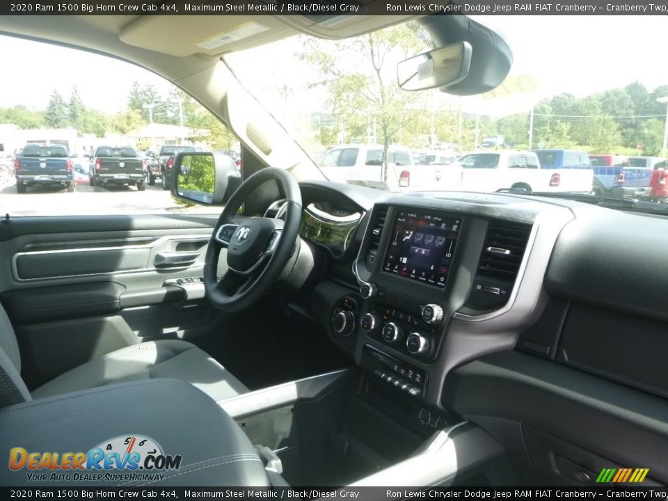 2020 Ram 1500 Big Horn Crew Cab 4x4 Maximum Steel Metallic / Black/Diesel Gray Photo #10